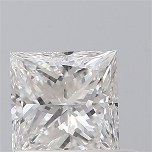 Picture of Natural Diamond 0.58 Carats, Princess with  Cut, D Color, VS1 Clarity and Certified by GIA
