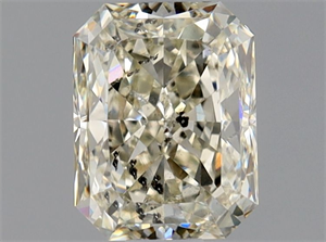Picture of Natural Diamond 0.90 Carats, Radiant with  Cut, J Color, SI2 Clarity and Certified by HRD