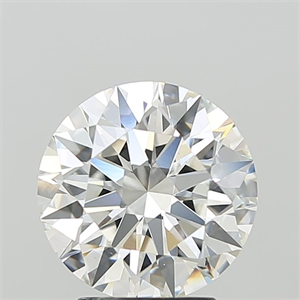 Picture of Lab Grown Diamond 3.10 Carats, Round with Ideal Cut, F Color, VVS2 Clarity and Certified by IGI