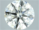 Diamante Natural 3.50 quilates, Redondo , Color K, claridad SI1 y certificado IGI