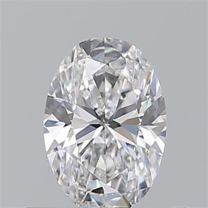 Picture of Natural Diamond 0.51 Carats, Oval with  Cut, E Color, VS1 Clarity and Certified by GIA