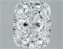 Natural Diamond 2.50 Carats, Cushion with  Cut, F Color, SI1 Clarity and Certified by GIA