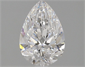 Natural Diamond 1.51 Carats, Pear with  Cut, D Color, VVS2 Clarity and Certified by GIA
