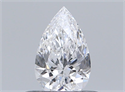 Diamante Natural 0.40 quilates, De pera , Color D, claridad VVS1 y certificado GIA