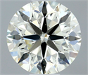 Natural Diamond 0.40 Carats, Round with Excellent Cut, K Color, VS2 Clarity and Certified by IGI