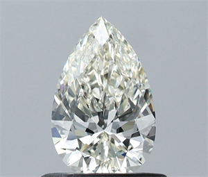 Picture of Natural Diamond 0.60 Carats, Pear with  Cut, J Color, VVS2 Clarity and Certified by IGI
