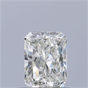 Natural Diamond 0.42 Carats, Radiant with  Cut, F Color, VVS2 Clarity and Certified by IGI