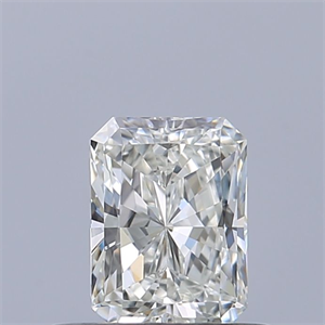 Picture of Natural Diamond 0.42 Carats, Radiant with  Cut, F Color, VVS2 Clarity and Certified by IGI