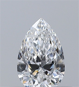 Foto Diamante Natural 0.30 quilates, De pera , Color E, claridad VVS2 y certificado GIA de