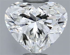 Picture of Natural Diamond 0.60 Carats, Heart with  Cut, I Color, VVS2 Clarity and Certified by GIA
