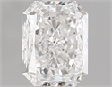 Natural Diamond 0.91 Carats, Radiant with  Cut, D Color, SI2 Clarity and Certified by GIA