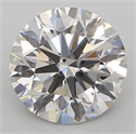 Natural Diamond 0.90 Carats, Round with Excellent Cut, I Color, SI1 Clarity and Certified by GIA