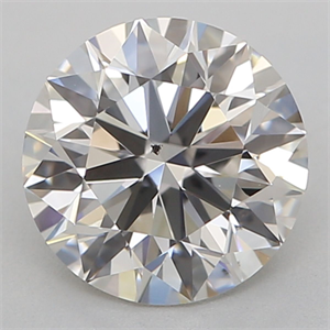 Picture of Natural Diamond 0.90 Carats, Round with Excellent Cut, I Color, SI1 Clarity and Certified by GIA