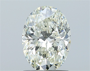 Picture of Natural Diamond 1.20 Carats, Oval with  Cut, K Color, SI2 Clarity and Certified by GIA
