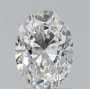 Picture of Natural Diamond 0.70 Carats, Oval with  Cut, G Color, VS2 Clarity and Certified by GIA