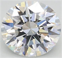Del inventario de diamantes de laboratorio, 2.50 quilates, Redondo , Color E, claridad VS1 y certificado GIA