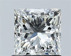 Picture of Natural Diamond 1.00 Carats, Princess with  Cut, I Color, VS2 Clarity and Certified by GIA