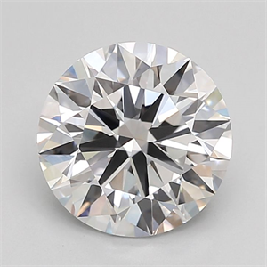 Picture of Lab Grown Diamond 2.13 Carats, Round with Ideal Cut, E Color, IF Clarity and Certified by IGI