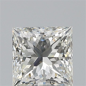 Foto Diamante Natural 0.90 quilates, Princesa , Color I, claridad VVS2 y certificado GIA de