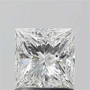Foto Diamante Natural 1.00 quilates, Princesa , Color E, claridad SI1 y certificado GIA de