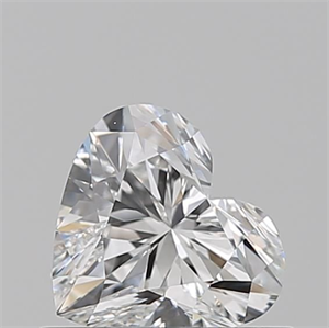 Picture of Natural Diamond 0.51 Carats, Heart with  Cut, G Color, VS2 Clarity and Certified by GIA