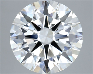 Picture of Lab Grown Diamond 5.03 Carats, Round with Ideal Cut, F Color, VVS1 Clarity and Certified by IGI
