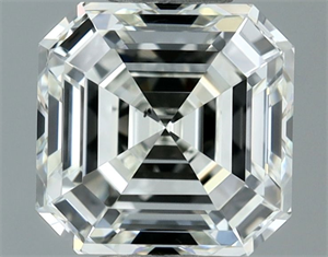 Picture of Natural Diamond 1.00 Carats, Asscher with  Cut, I Color, VS2 Clarity and Certified by IGI