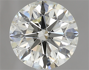 Picture of 1.00 Carats, Round Diamond with Excellent Cut, M Color, SI2 Clarity and Certified by GIA