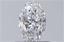Diamante Natural 0.40 quilates, Ovalado , Color D, claridad SI1 y certificado GIA