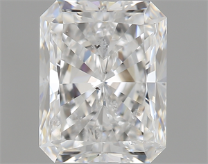 Picture of 1.00 Carats, Radiant Diamond with  Cut, E Color, I1 Clarity and Certified by GIA