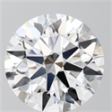 Lab Grown Diamond 3.51 Carats, Round with Ideal Cut, D Color, VS1 Clarity and Certified by IGI