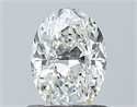 Diamante Natural 0.80 quilates, Ovalado , Color G, claridad SI1 y certificado GIA