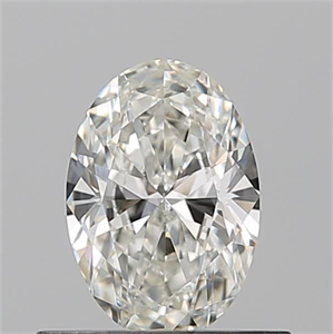 Picture of Natural Diamond 0.52 Carats, Oval with  Cut, I Color, VVS2 Clarity and Certified by GIA