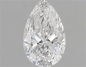 Picture of Natural Diamond 0.50 Carats, Pear with  Cut, E Color, SI1 Clarity and Certified by GIA