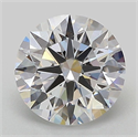 Del inventario de diamantes de laboratorio, 2.01 quilates, Redondo , Color D, claridad VVS2 y certificado IGI