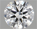 Diamante Natural 0.41 quilates, Redondo , Color D, claridad VS2 y certificado GIA