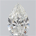 Diamante Natural 1.20 quilates, De pera , Color H, claridad VS2 y certificado GIA
