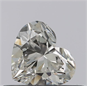 Natural Diamond 0.42 Carats, Heart with  Cut, G Color, VVS1 Clarity and Certified by GIA