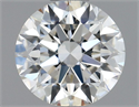 Natural Diamond 0.73 Carats, Round with Excellent Cut, F Color, VVS1 Clarity and Certified by GIA