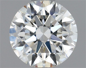 Picture of Natural Diamond 0.73 Carats, Round with Excellent Cut, F Color, VVS1 Clarity and Certified by GIA
