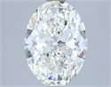 Diamante Natural 3.51 quilates, Ovalado , Color H, claridad VVS2 y certificado IGI