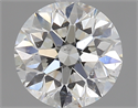 1.00 Carats, Round Diamond with Excellent Cut, H Color, SI1 Clarity and Certified by GIA