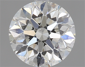 Picture of 1.00 Carats, Round Diamond with Excellent Cut, H Color, SI1 Clarity and Certified by GIA