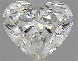Picture of 1.90 Carats, Heart Diamond with  Cut, H Color, SI1 Clarity and Certified by GIA