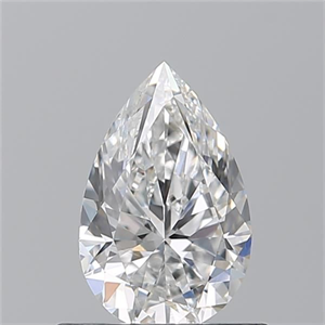 Picture of Natural Diamond 0.70 Carats, Pear with  Cut, E Color, VVS2 Clarity and Certified by GIA