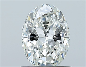 Foto Diamante Natural 0.70 quilates, Ovalado , Color G, claridad SI2 y certificado GIA de