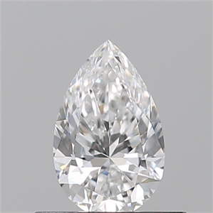 Picture of Natural Diamond 0.50 Carats, Pear with  Cut, E Color, VVS1 Clarity and Certified by GIA