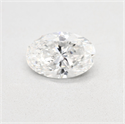 Natural Diamond 2.01 Carats, Oval with  Cut, G Color, SI1 Clarity and Certified by GIA
