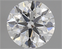 0.70 Carats, Round Diamond with Excellent Cut, G Color, I1 Clarity and Certified by GIA