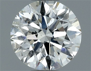 Picture of Natural Diamond 0.80 Carats, Round with Excellent Cut, J Color, SI2 Clarity and Certified by GIA
